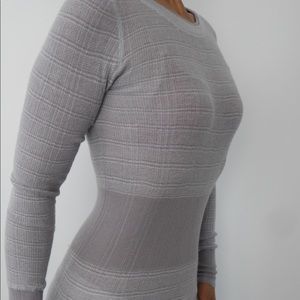 Marc Jacobs fitted tunic length crew neck sweater